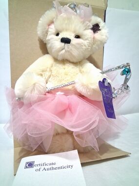 Annette Funicello Collectible Bear TINKERBEAR 106/1500 Mohair C.O.A NIB Fairy